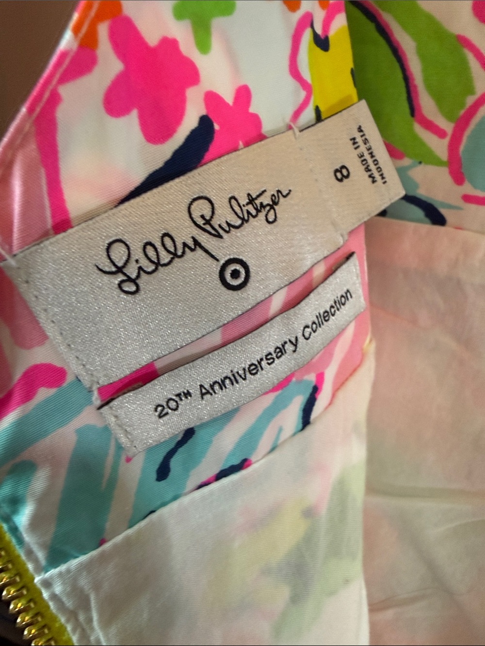 Lilly Pulitzer Floral Sundress — Pink, Aqua & Lime - Picture 4 of 6
